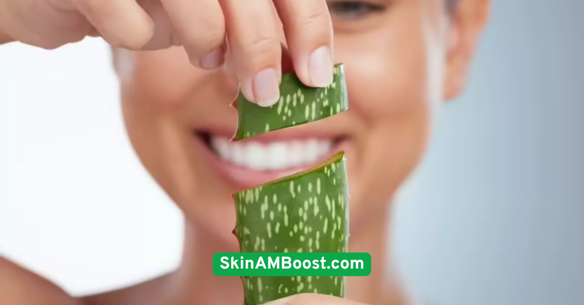 Apply Aloe Vera Gel for Instant Hydration