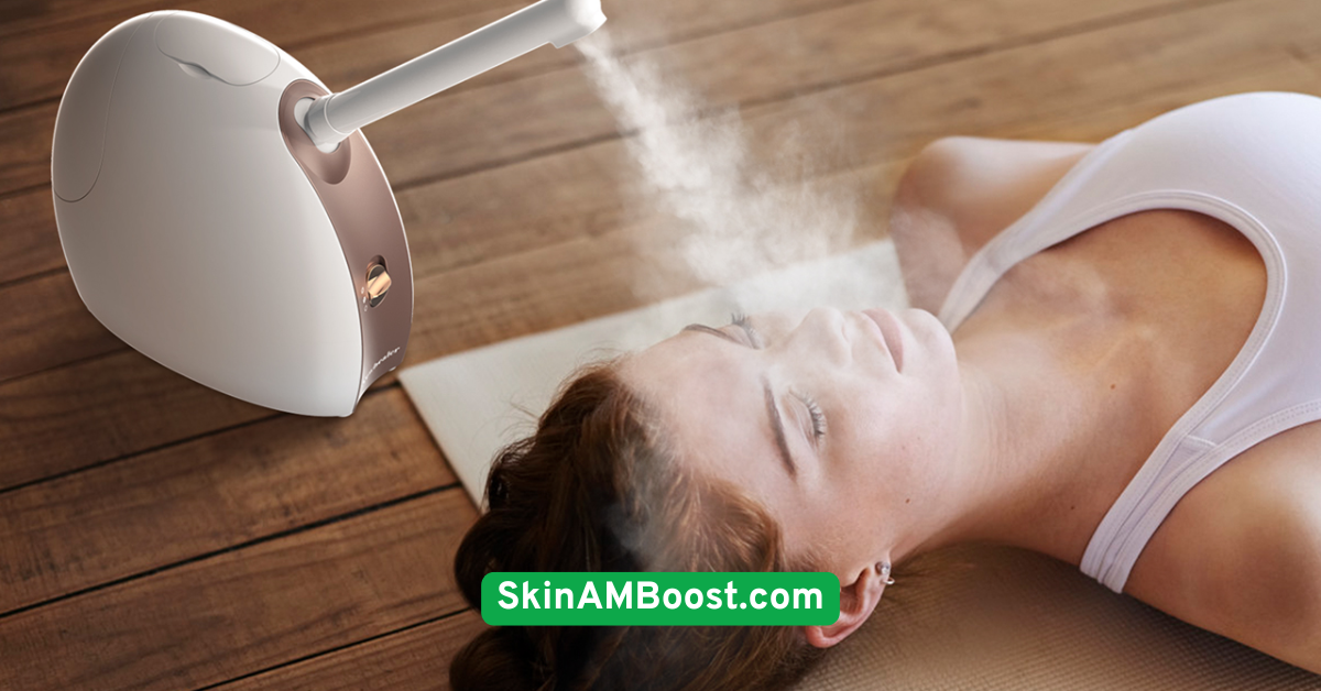 Inhale Peppermint Steam for Glow
