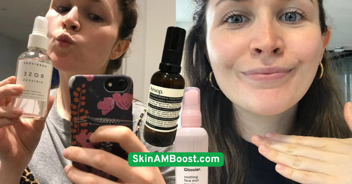 Set Makeup with Hydrating Mist